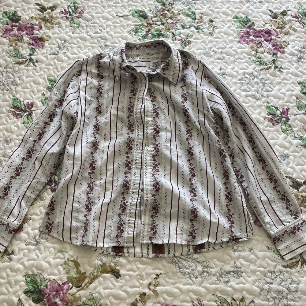 Boho Long Sleeve Flower Dress Shirt